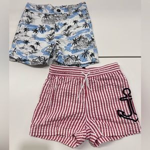 Janie and Jack boys shorts and bathing suit
